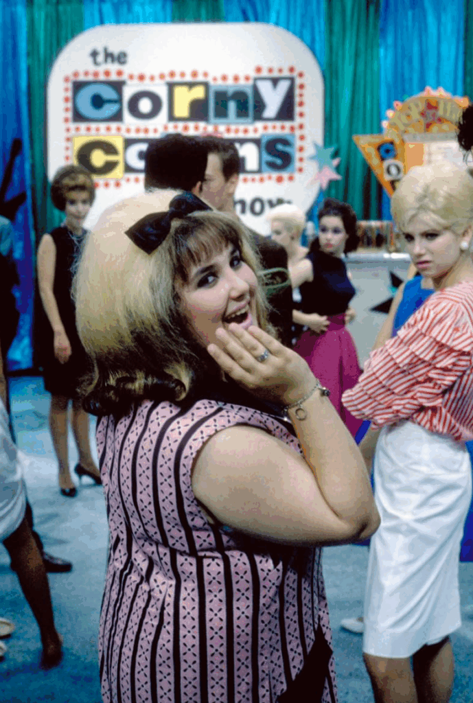 Ricki Lake as Tracy Turnblad looking hot while Amber (aka Vitamin C) looks on with jealousy.